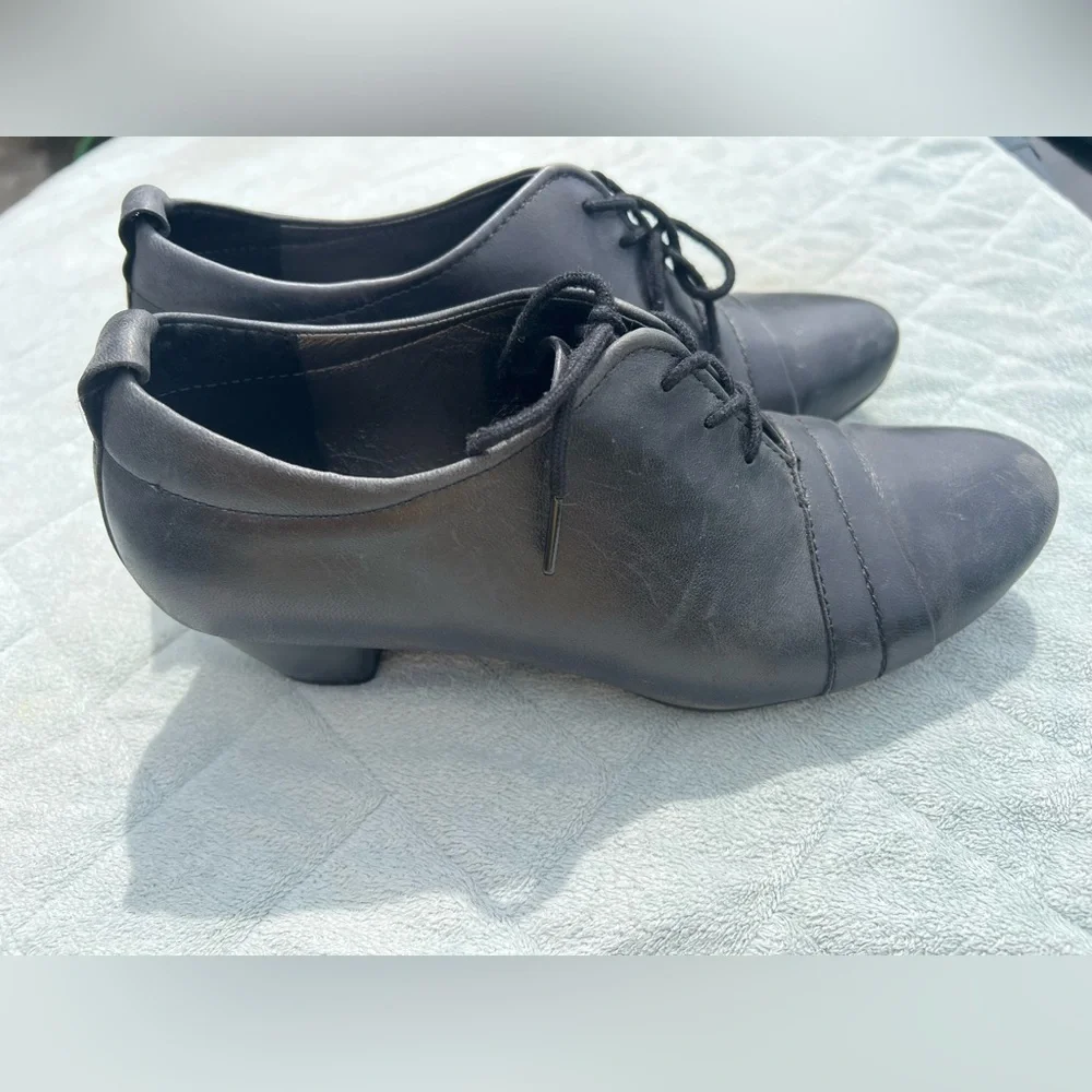 Josef Seibel Tina Pump Lace-up Heeled Oxford Size 10 (41) - Picture 4 of 7